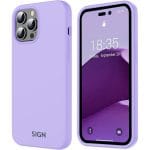 SiGN Liquid Silicone skal till iPhone 14 Pro - Lila - Bild 5