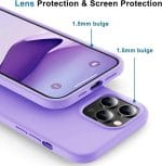 SiGN Liquid Silicone skal till iPhone 14 Pro - Lila - Bild 7