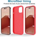 SiGN Liquid Silicone skal till iPhone 14 Pro Max - Röd - Bild 6