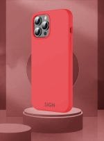 SiGN Liquid Silicone skal till iPhone 14 Pro - Röd - Bild 8