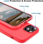 SiGN Liquid Silicone skal till iPhone 15 plus - Röd - Bild 8