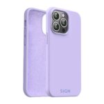 SiGN Liquid Silicone skal till iPhone 15 Pro - Lila - Bild 5