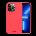 SiGN Liquid Silicone skal till iPhone 15 Pro Max - Röd - Bild 6