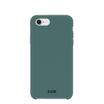 SiGN Liquid Silicone skal till iPhone 7 & 8/SE 2 - Grön - Bild 8