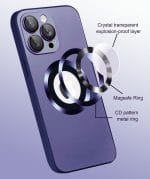 SiGN Magnetiskt Skal för iPhone 14 Pro med linsskydd och Logo View - Svart - Bild 5