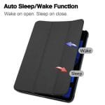 SiGN Tri-Fold Fodral med stativ för iPad 10.9" 2022 / iPad 11" 2025 - Svart - Bild 2