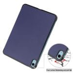 SiGN Tri-Fold Fodral med stativ för iPad 10.9" 2022 / iPad 11" 2025 - Mörkblå - Bild 5