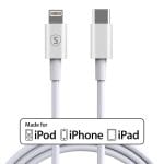 SiGN USB-C till Lightning-kabel 1m, MFi, 3A, 60W - Vit - Bild 6