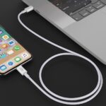 SiGN USB-C till Lightning Kabel 2.4A, 0,25m - Vit - Bild 8