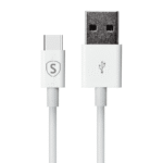 SiGN USB-C Kabel för Snabbladdning 2.4A, 0,25m - Vit - Bild 4