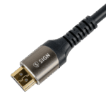 SiGN Premium HDMI 2.1 Kabel 8K, 1m - Svart - Bild 6