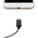 SiGN Skin Lightning Kabel 2.4A, 3m - Svart/Vit - Bild 6