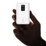 SiGN Mini Q.C Powerbank med Display 10.000mAh - Vit - Bild 4