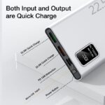 SiGN Extremt Kraftfull Powerbank 10000mAh, 22.5W - Vit - Bild 8