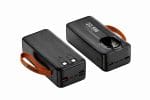 SiGN Kraftfull Powerbank med Inbyggd Kablar, 30000mAh - Svart