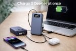 SiGN Kraftfull Powerbank med Inbyggda Kablar 20000mAh 65W USB-C/Lightning - Bild 3