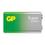GP Super Alkaline 9V brandvarnarbatteri, 1604A/6LF22, 1-pack