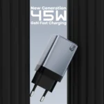 NEXTBATT 45W Snabbladdare USB-C/USB-A - Svart/Grå - Bild 2