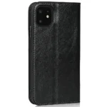 Plånboksfodral i Äkta Läder för iPhone 11 & XR - Svart - Bild 3