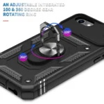 Stöttåligt iPhone SE etc. skal - Svart - Bild 7