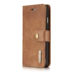 DG.MING iPhone 7/8/SE 2020/SE 2022 Plånboksfodral i konstläder - Brun