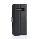 Litchi Skin Plånboksfodral till Samsung Galaxy S10 Plus - Svart - Bild 6