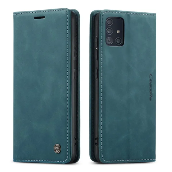 CASEME 013 Series Plånboksfodral för Samsung Galaxy A51 - Grön