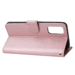 Plånboksfodral i Läder till Samsung Galaxy S20 - Rosa - Bild 4