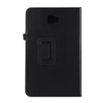 Litchi fodral för Samsung Galaxy Tab A 10.1 2016 - Svart - Bild 2
