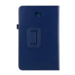 Litchi fodral för Samsung Galaxy Tab A 10.1 2016 - Mörkblå - Bild 2