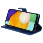 Samsung Galaxy A13 5G/ A04s 4G Classic Stand Flip fodral - Blått - Bild 3