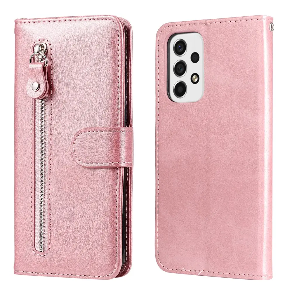 101242034B_lKdwhIWH8X-Pnl3ODEQJf Samsung Galaxy A53 5G premium plånboksfodral - Rosé - Bild 1