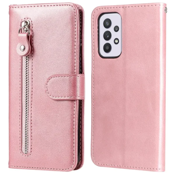 Samsung Galaxy A33 5G premium plånboksfodral - Rosé