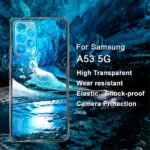IMAK Samsung Galaxy A53 5G TPU-skal - Transparent - Bild 2