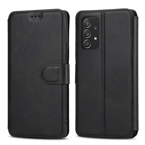 Samsung Galaxy A53 5G premium plånboksfodral - Svart