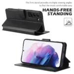 Samsung Galaxy S22 5G premium plånboksfodral - Svart - Bild 2
