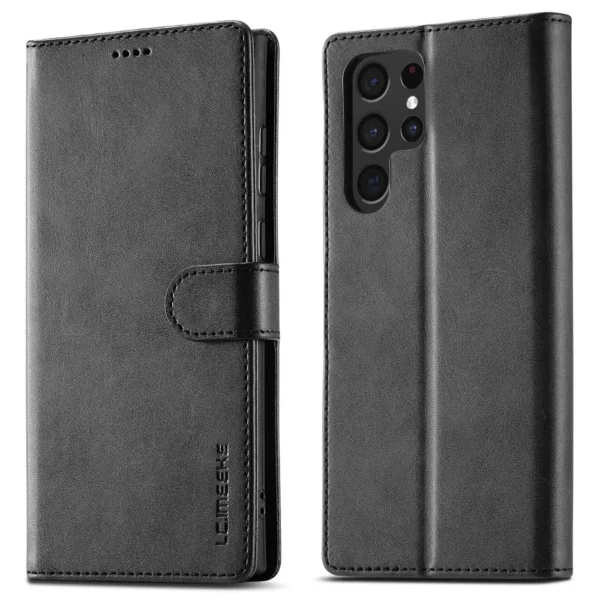 LC.IMEEKE Samsung Galaxy S22 Ultra 5G fodral - Svart