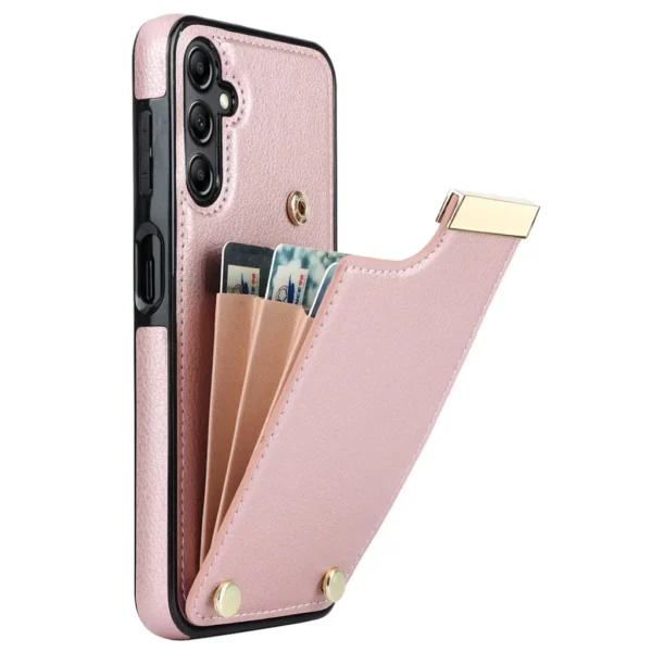 Samsung Galaxy S24 Plus Korthållare Skal - Roséguld