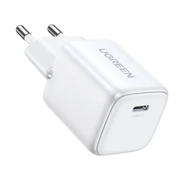 Ugreen Nexode Mini snabbladdare, GaN USB-C, 30W, PD - Vit