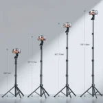 UGREEN Selfiestick med stativ och Bluetooth-fjärrkontroll, 1,8m - Bild 6