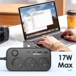 NEXTBATT Grenuttag 3 uttag 230V/2x USB-A/2x USB-C, 150cm - Bild 5