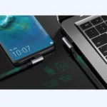 Ugreen Vinklad USB-A till USB-C Kabel 3A, 1m - Grå - Bild 4