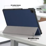 Samsung Galaxy Tab A9 Plus trifold fodral med stativ - Blå - Bild 8