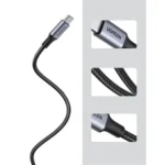 UGREEN USB-C till USB-C snabbladdningskabel 5A PD, 1,5 m - Space Grey - Bild 5