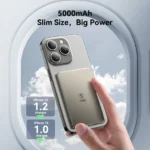 SiGN Magnetisk trådlös Powerbank 5000mAh 20W Ultra Slim - Bild 3