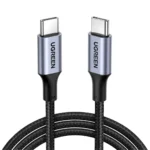UGREEN USB-C till USB-C snabbladdningskabel 5A PD, 1,5 m - Space Grey - Bild 2