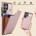 Samsung Galaxy S24 Ultra Korthållare Skal - Roséguld - Bild 5