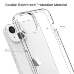 TPU Skal till iPhone 14 - Genomskinlig - Bild 2