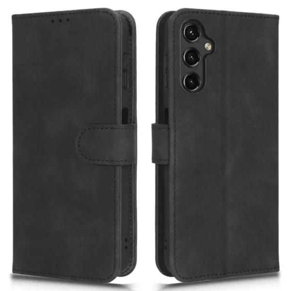 Samsung Galaxy A14 Plånboksfodral PU-läder med stativ - Svart