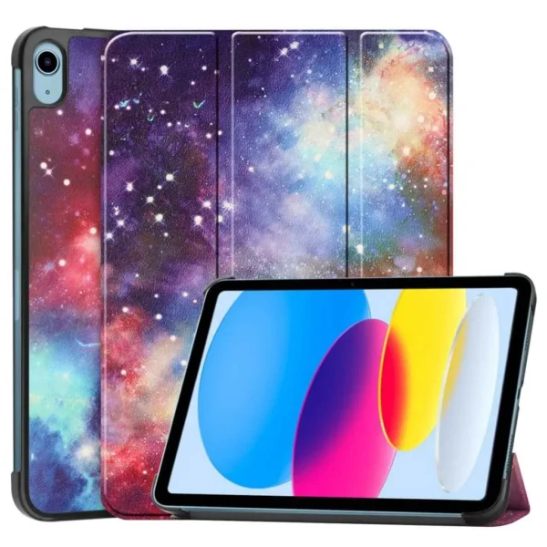 iPad 10.9" 2022 / iPad 11" 2025 fodral med stativ - Starry Sky